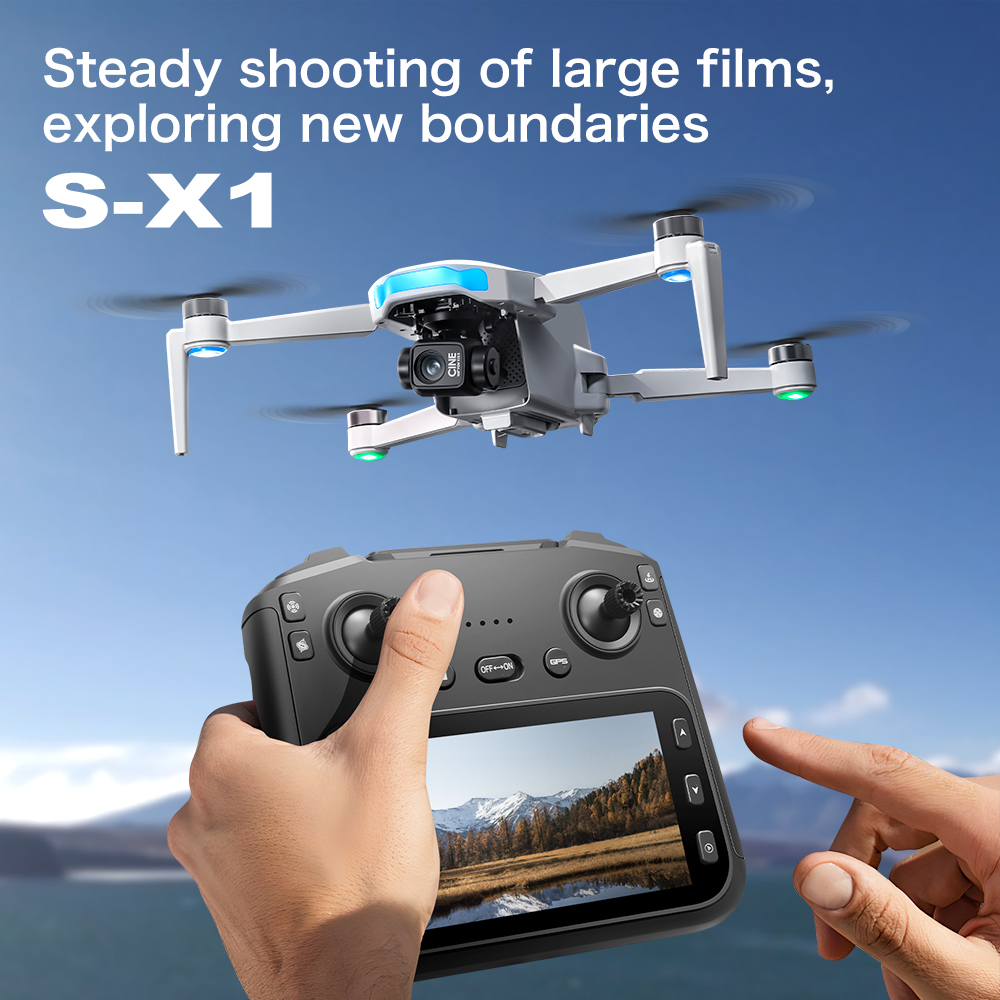 Drone GPS S-X1 Asli dengan kam - Drone Multispectral ulasan dan harga